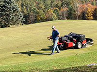 Greens Aeration Day Photos, 10/21/24